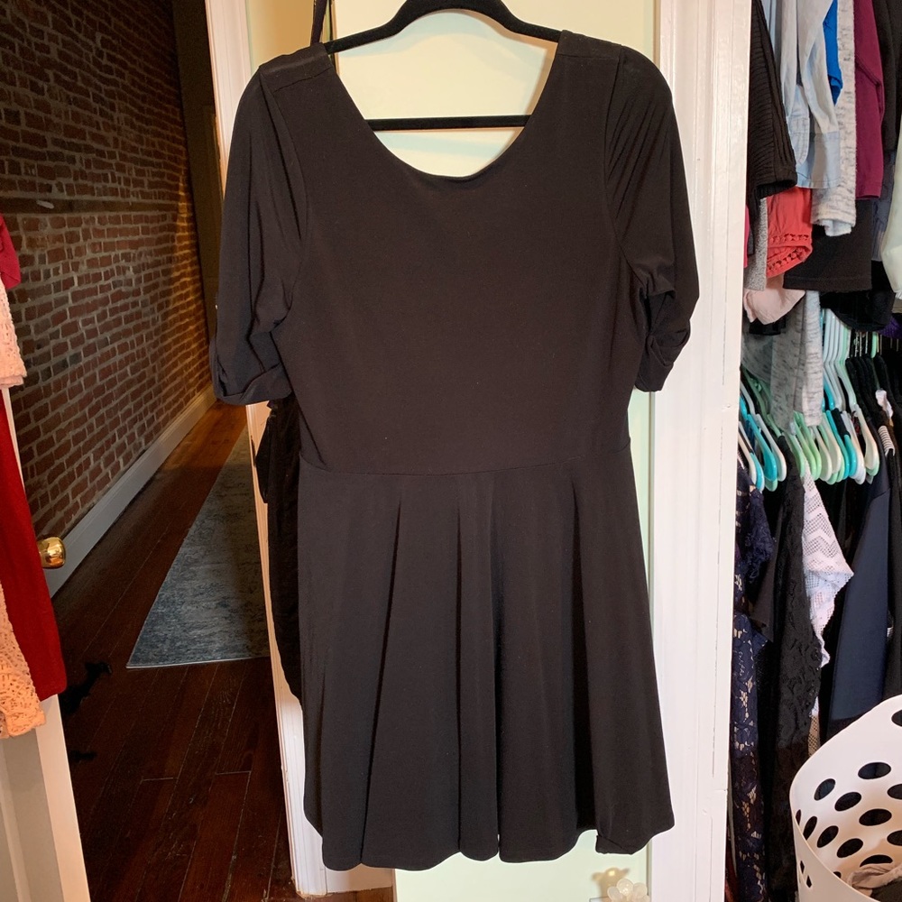Black Express Skater Dress